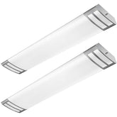 ANTLux 4ft LED flush mount front view showing bright kitchen lighting
