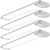 ANTLux 4ft LED flush-mount Puff light brightens kitchens with glare-free, even illumination.