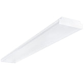 ANTLUX 4ft wraparound light front view showing bright garage illumination