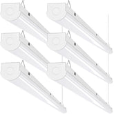 ANTLUX 8FT LED shop light illuminated for bright, even coverage.
