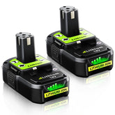 ANTOOLOCKER 18V battery with LED indicator showing power status