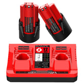 ANTRobut M12 3500mAh battery two-pack for longer runtime
