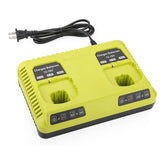 ANTRobut P117 front view charger for rapid Ryobi 18V charging