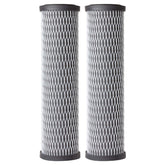 AO Smith 2.5x10 5-micron carbon wrap sediment filter pack ready for replacement.