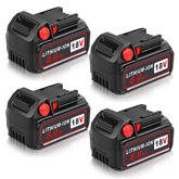 Aoasur Milwaukee M18 6Ah battery front view showing extended runtime potential