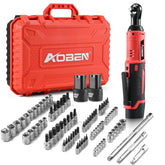 AOBEN cordless ratchet kit in a compact case, ready for transport and organization