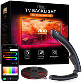 Real-time backlight syncing by AOC TV Lights for immersive scenes.
