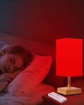 Aoife 670nm red night-light with gentle, sleep-friendly glow.