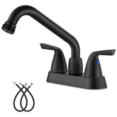 Aolemi laundry faucet with 4-inch centerset design for utility room