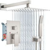 Aolemi rain-head delivers wide, spa-like coverage for relaxing showers.