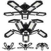 Aoretic LED garage lights front view with 10+1 panels for wide coverage