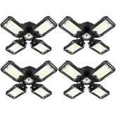 Aoretic LED garage lights 4-pack deliver bright, even illumination for garages.