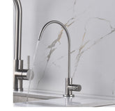 Apaix drinking water faucet with brushed stainless finish, built to endure daily use.