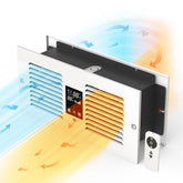 Apexicalo RTR300-CV front view with dual seven-blade fans for smooth room-to-room airflow.