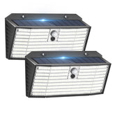 APILAB 418-LED outdoor floodlight provides wide coverage for entryways.