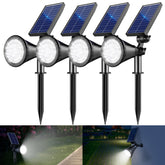 APOMAO solar spot light tree illumination highlights trees at night for dramatic yard highlights.