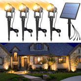 APONUO solar spot light with removable panel for easy charging and cleaning.