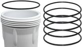 AppliaFit GE HHRING gasket seals front view for easy replacement.