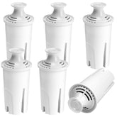 APPLIANCEMATES Brita filter pack6 ready for compatible pitchers and dispensers.