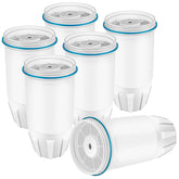 APPLIANCEMATES Zero Water filter front view shows six-pack packaging for easy replacement