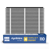Aprilaire 110 filter front view, compact MERV 11 filtration for cleaner air.