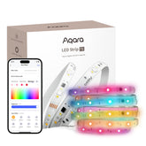 Aqara LED Strip T1 with RGBIC zones creating dynamic ambience