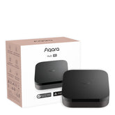 Aqara M3 hub front view highlighting compact design for centralized smart home control.