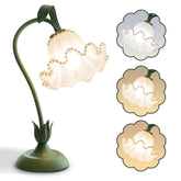 AQDZCNF Flower Table Lamp with branch design enhances vintage decor.
