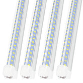 AQIQUUT LED shop lights 4ft assembly illuminate workspaces with easy plug-in installation.