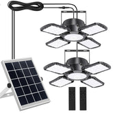 Aqonsie solar shed light with remote control for easy indoor and outdoor use.