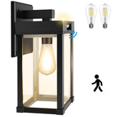 Aqonsie solar wall light showcasing three modes for versatile outdoor illumination