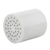 AquaBliss SFC100 replacement cartridge installed in a shower head for purified, softer water
