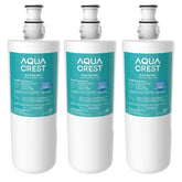 Aqua Crest 3US-AF01 under-sink filter provides cleaner kitchen water.