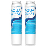 Aqua Crest FQROPF under-sink filter ready for installation improves water taste