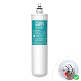 Aqua Crest GXULQR front view showing a compact under-sink filter for fresher water