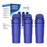 AQUA CREST NSF-certified pitcher filter reduces chlorine for fresher water.