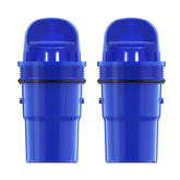 AQUA CREST PUR filter pack front view improves taste with filtered performance.