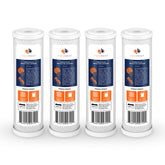 Aquaboon 5-micron carbon-block filter close-up improves taste by reducing chlorine.