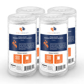 Aquaboon 5 micron filter captures fine sediment for crystal-clear water