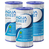 AQUA CREST FXHSC pack of 3 filters ready for whole-house filtration