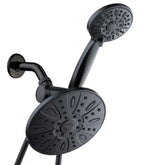 AquaDance 7-Inch rainfall showerhead close-up face with rub-clean jets for easy cleaning