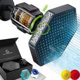 AquaHomeGroup luxury filtered shower head bronze-black with filtration for a refreshing shower