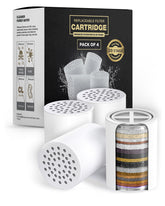 AquaHomeGroup 20-stage filter 4-pack packaging ready for replacement