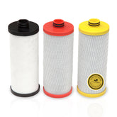 Aquasana AQ-5300R replacement filter twist-off for quick, tool-free maintenance.