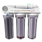 Aquatic Life 4-Stage RO/DI system front view showing compact filtration for aquariums