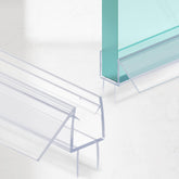 AquivaCoast shower door bottom seal in clear PVC for a discreet water barrier (36 inches).