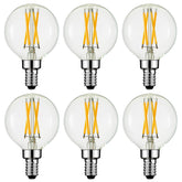Arberlic G16.5 LED bulb with cross-filament for warm, dimmable illumination.
