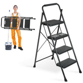 Arbusb 4-Step Ladder front view shows sturdy steel and stable grip for elevation tasks.