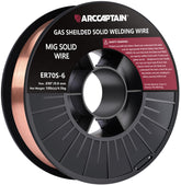 ARCCAPTAIN MIG welding wire 0.030 spool for stable feeding and smooth welds.
