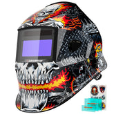 ARCCAPTAIN welding helmet with auto-darkening true color lens for clear visibility
